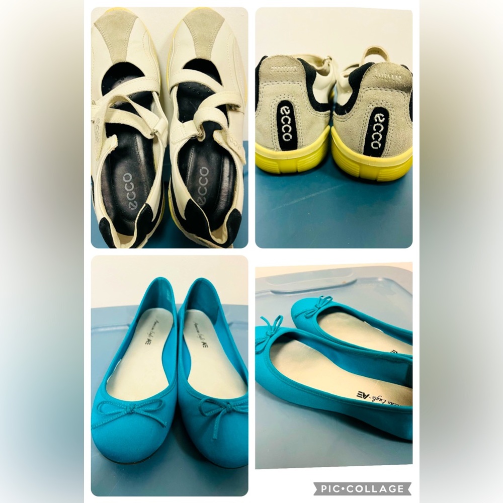 ECCO Match Z Strap Athletic Sneakers & American Eagle flat shoe